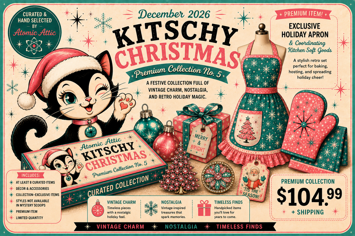 December 2026 Curated Collection-The Kitschy Christmas Collection-The Premium Edition