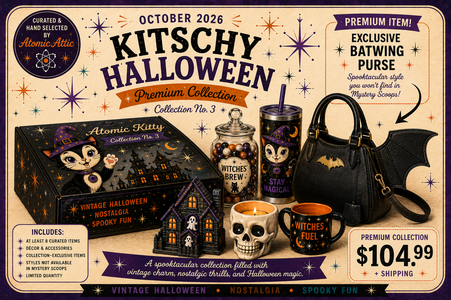 October 2026 Curated Collection-The Kitschy Halloween Collection-The Premium Edition