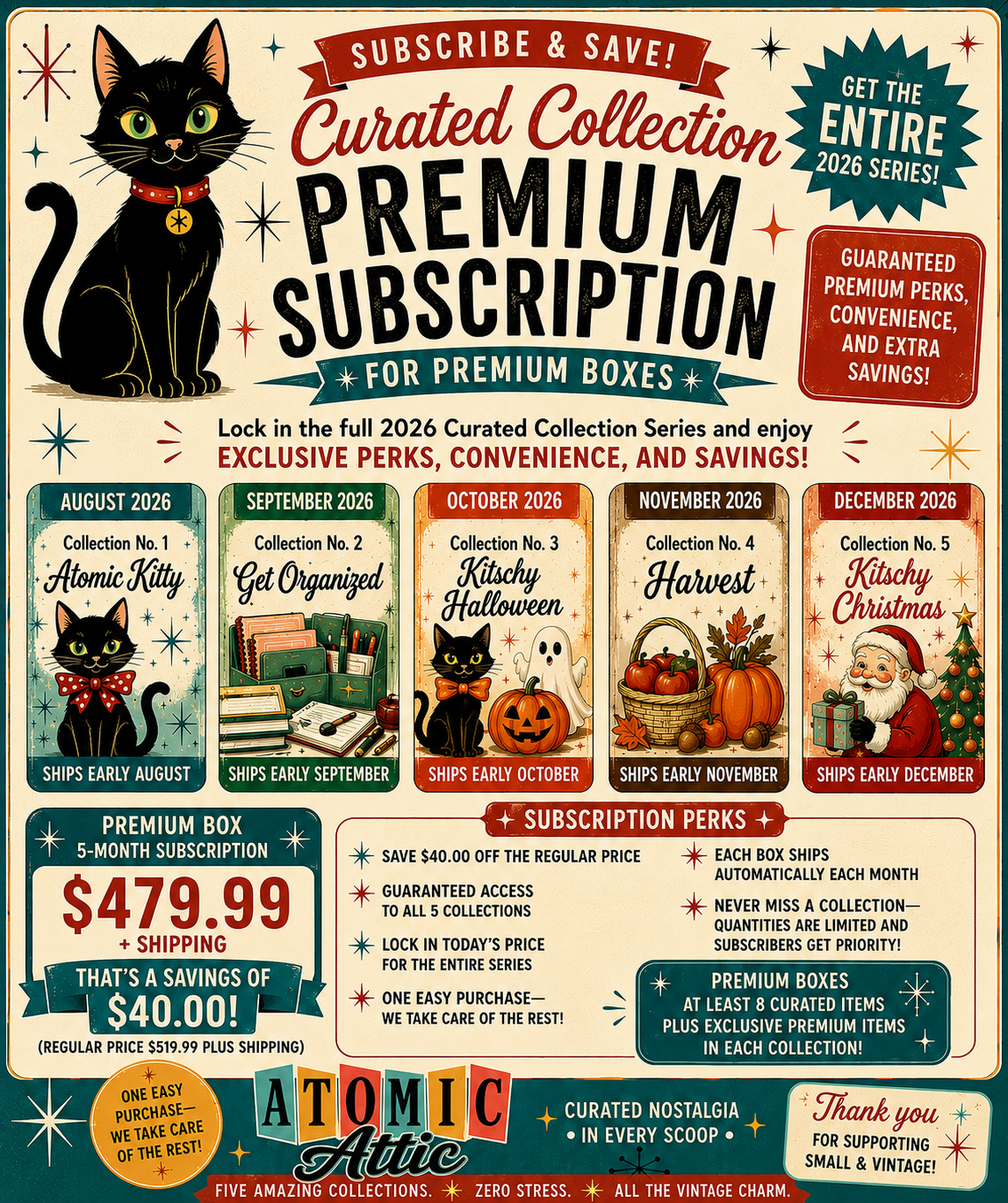 The Atomic Collection-Collector's Series Monthly Box-Premium Collection