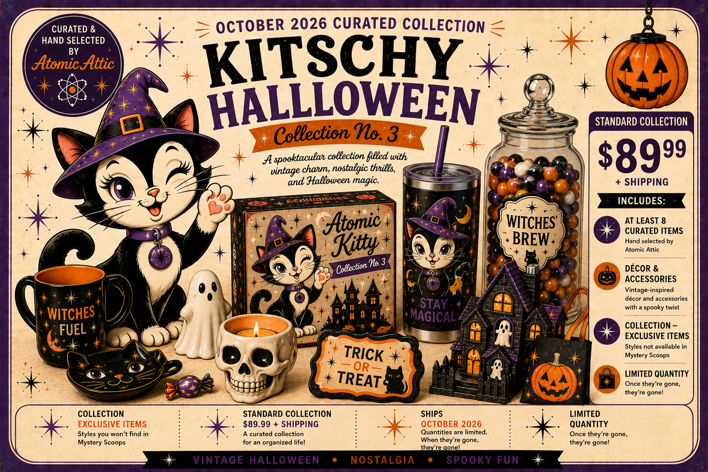 October 2026 Curated Collection-The Kitchy Halloween Collection-The Standard Box